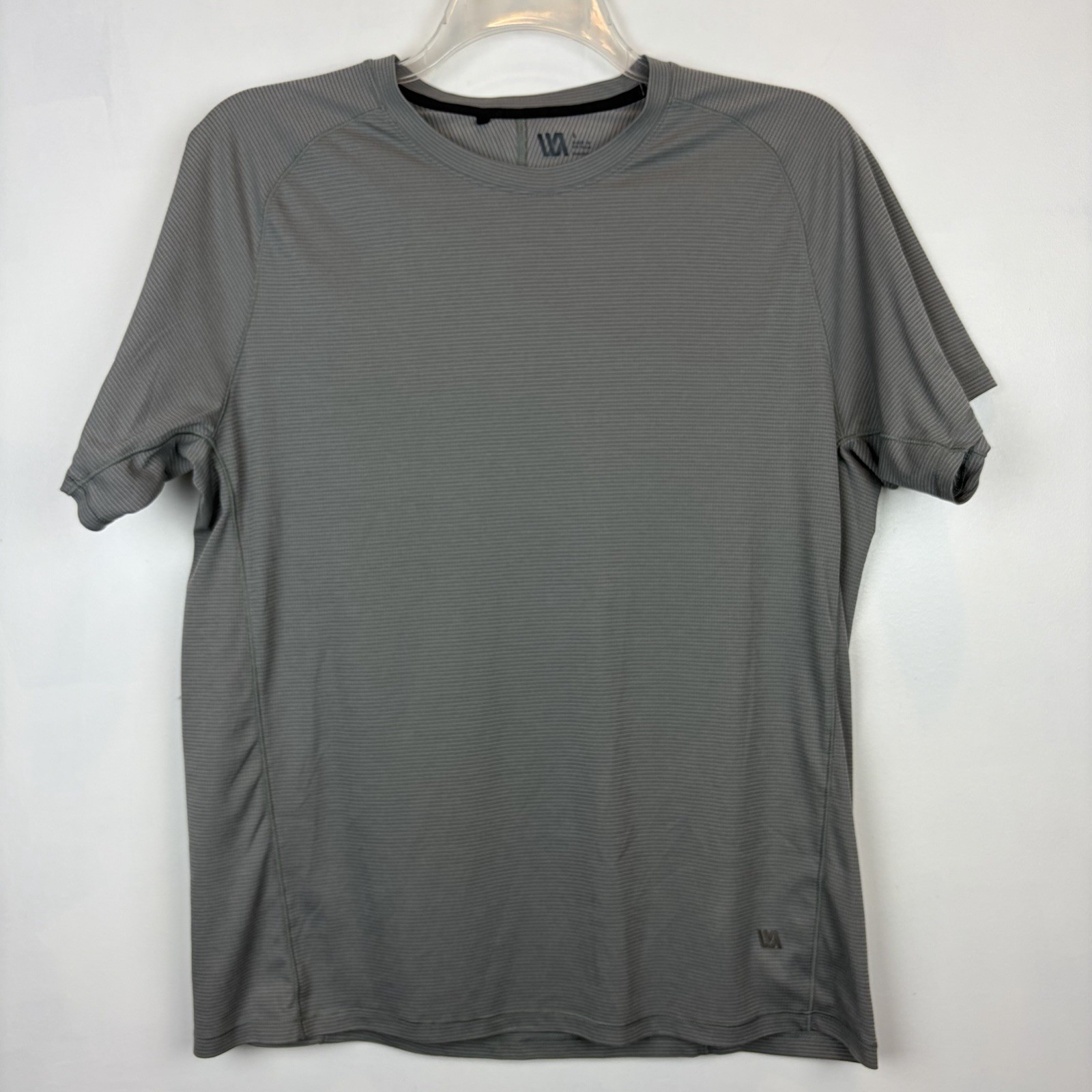 VRST Gym Shirt Mens Large Short Sleeve Gray Tee Running Lightweight Athletic gallery