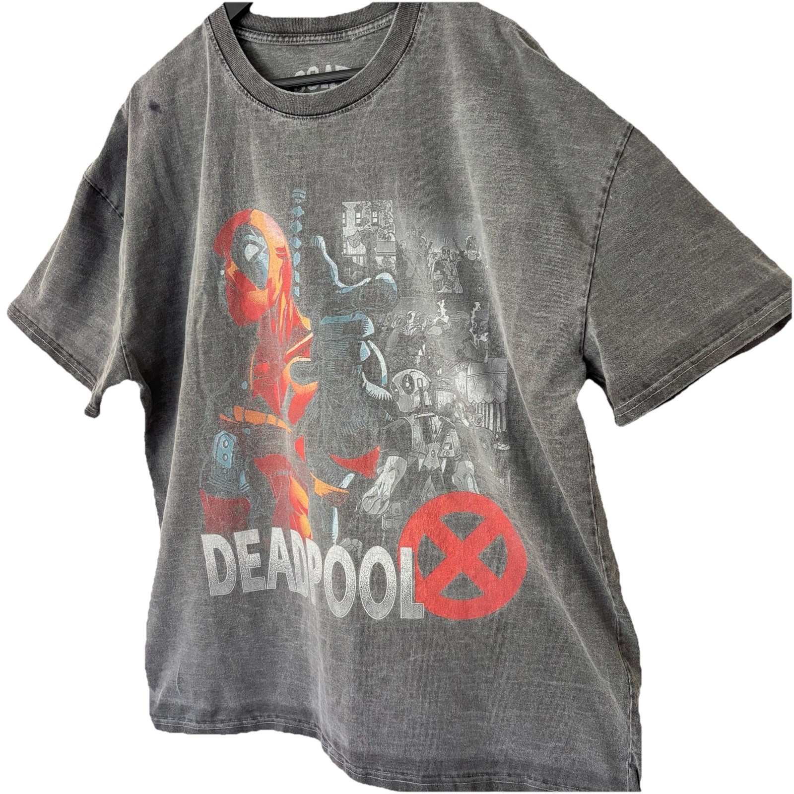 Marvel Deadpool x Goat Crew T-shirt Men XL Oversized Heavyweight Vintage Black gallery