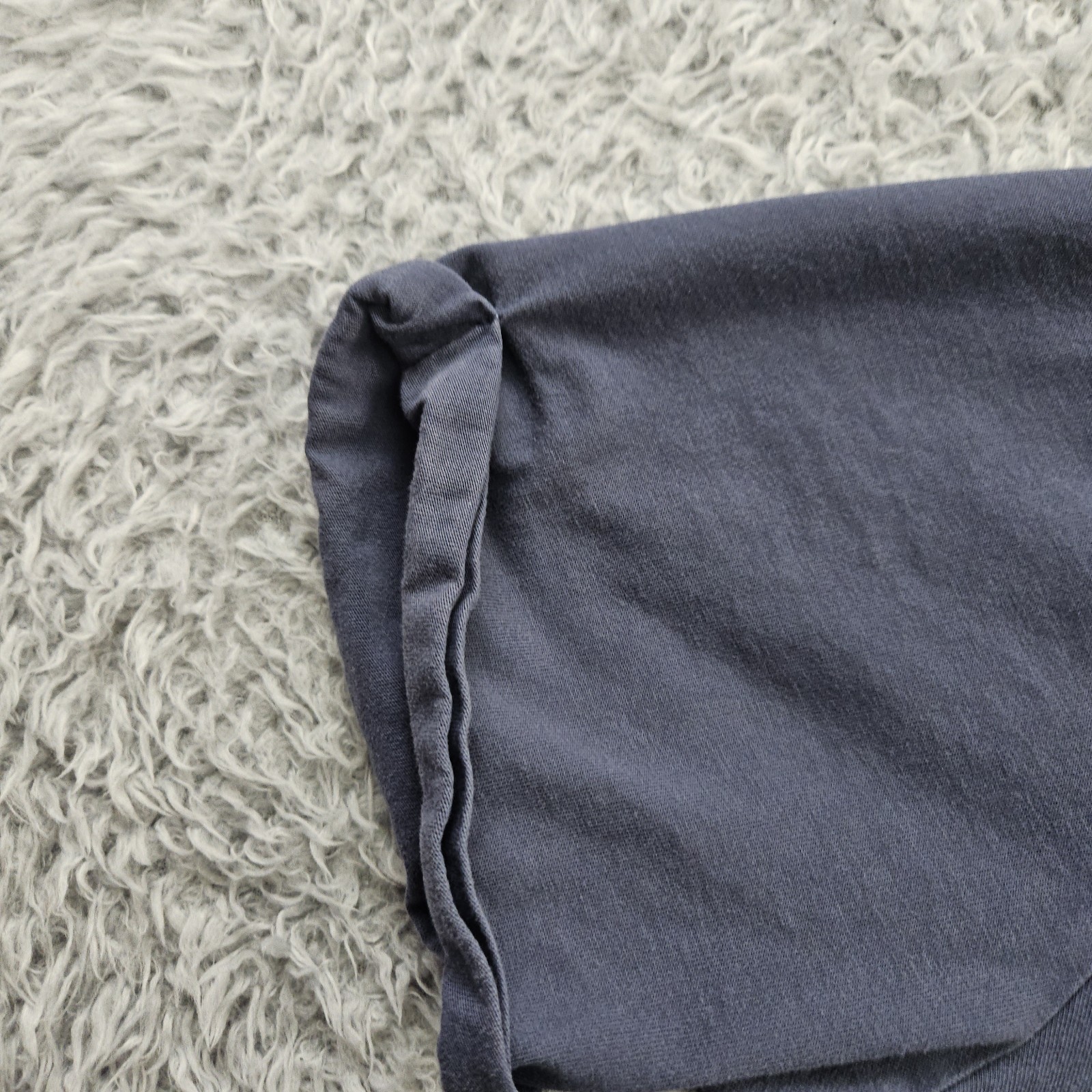 Son of a Tailor T Shirt XL Blue Rolled Sleeves 100% Supima Cotton gallery