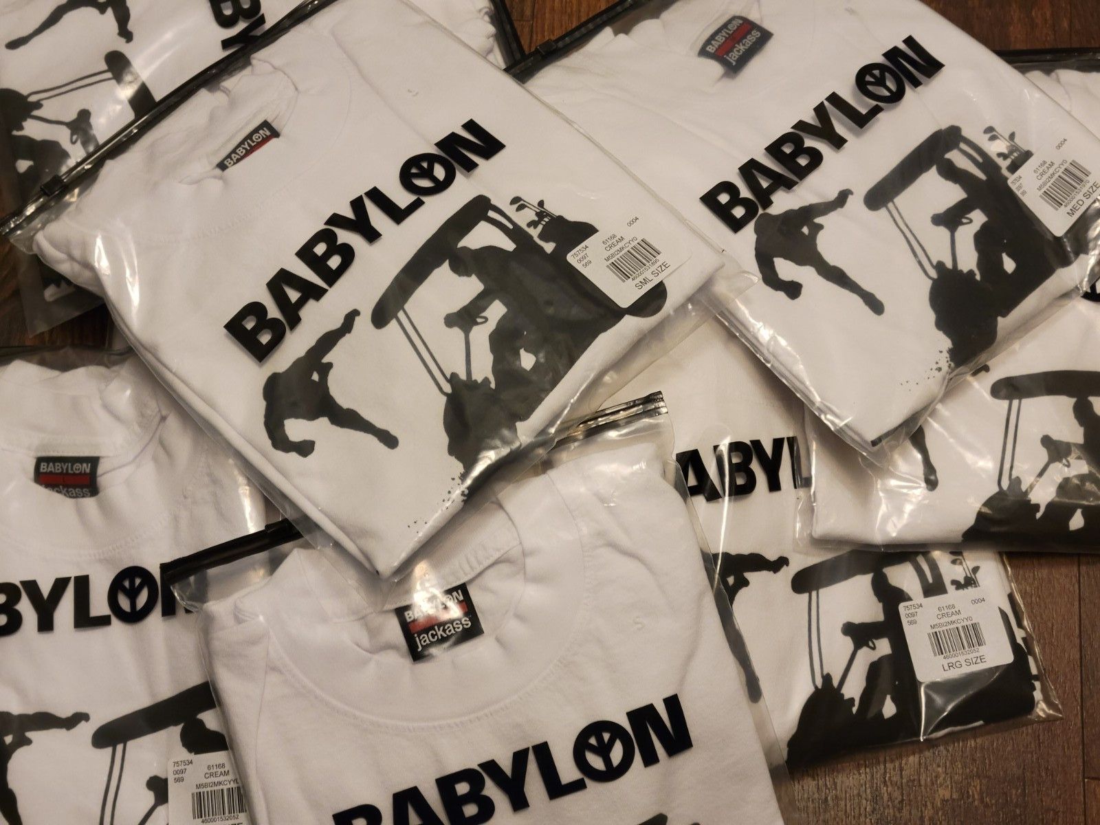 Babylon Jackass Golf Cart Short Sleeve Tee Size M ~ MEDIUM Brand New in the Bag gallery