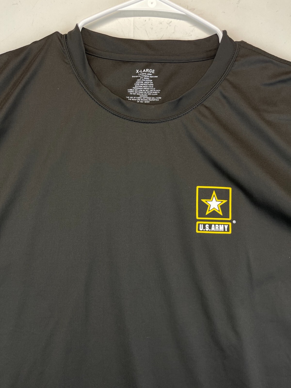 U.S Army T-Shirt Mens XL Black - GoArmy.Com - Ft. Knox Fitness Uniform (1042) gallery