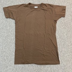 US Military Army Undershirt Qtr Sleeve Crew Neck Brown 436 Union Underwear Large