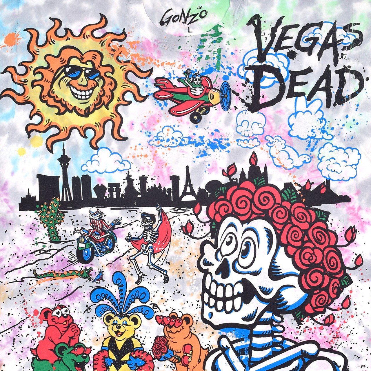 Gonzo Tie-Dye T-Shirt Liquid Blue gallery