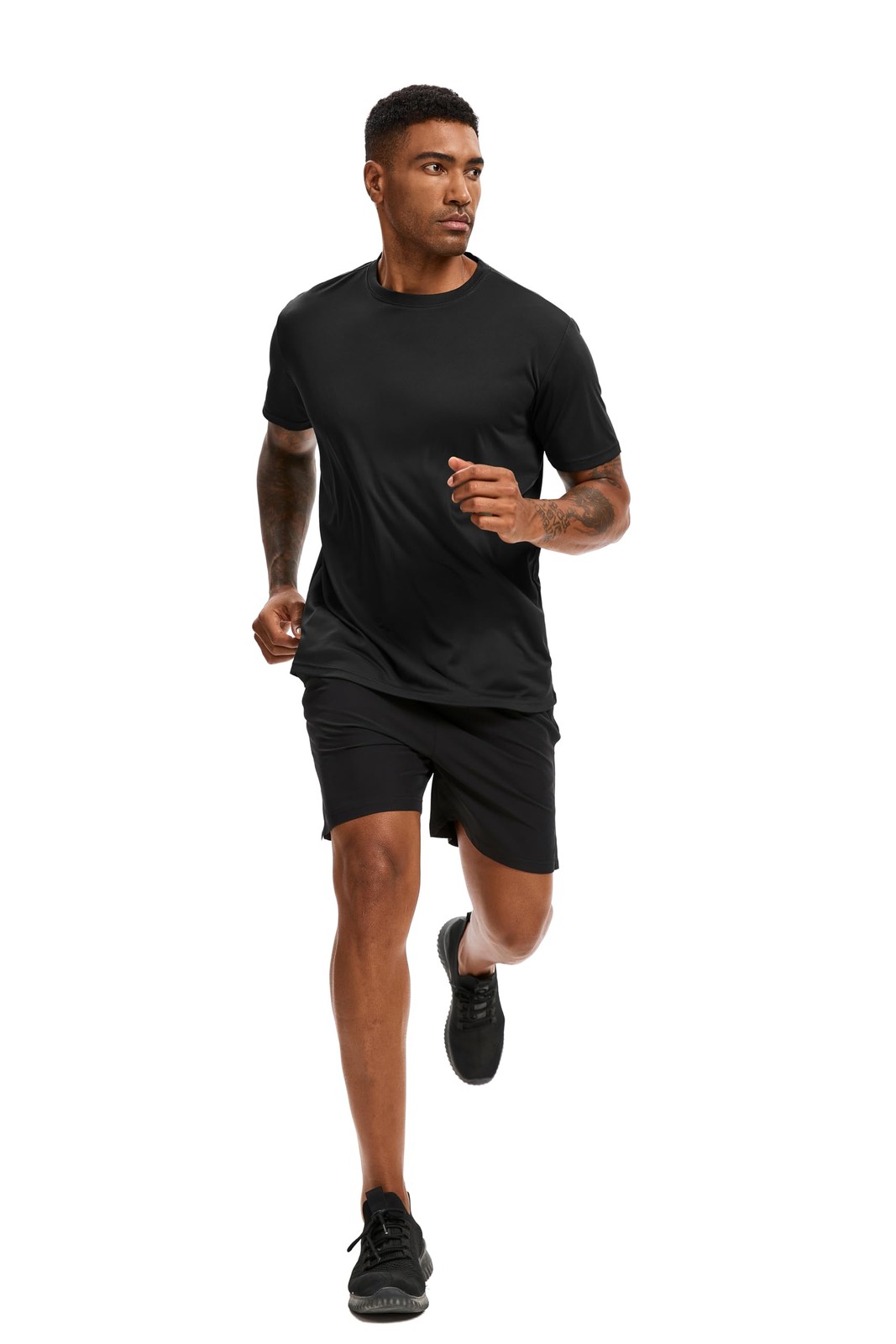 5 Pack Workout Shirts for Men T Shirts Quick Dry UPF 50+ Sun Protection Athle... gallery