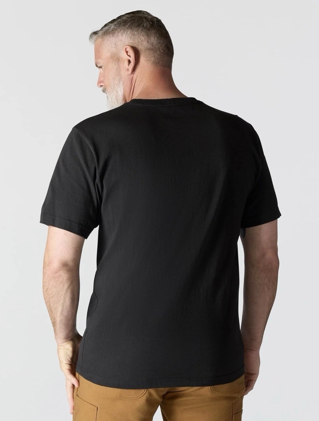 Carhartt K-87 Loose Fit Heavyweight Short Sleeve Pocket T-Shirt Shirt BLK gallery