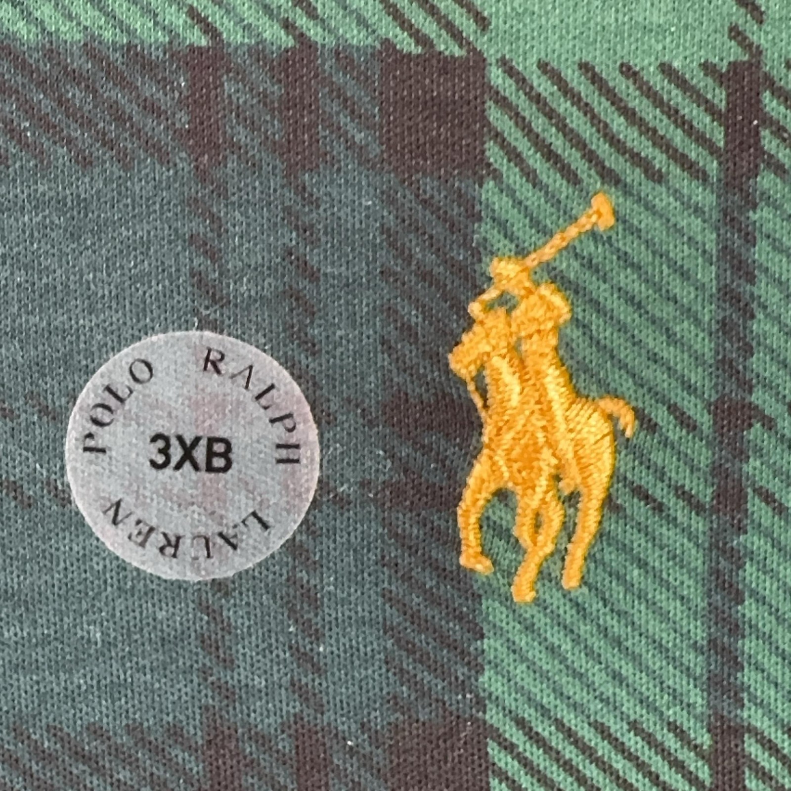Polo Ralph Lauren Blackwatch Plaid Soft Cotton Turtleneck 3XB Pony NEW $98.50 gallery