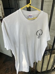 Vtg Line Dancing T Shirt Men large Country Western Rare Double Sided 90s Hanes