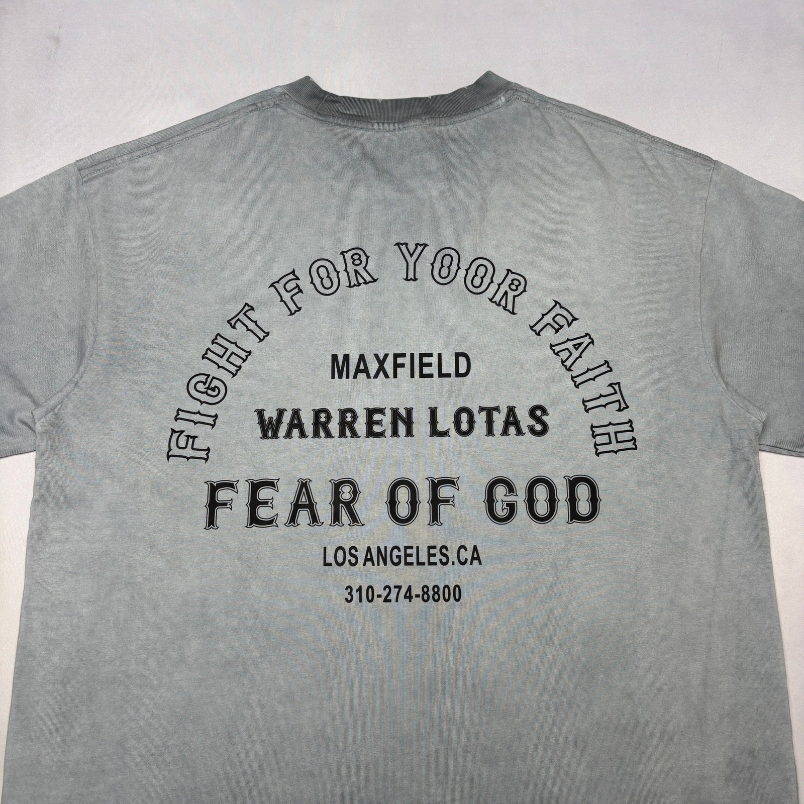 Fear Of God x Warren Lotas Fourth Collection Shirt Mens Small Streetwear Rare gallery