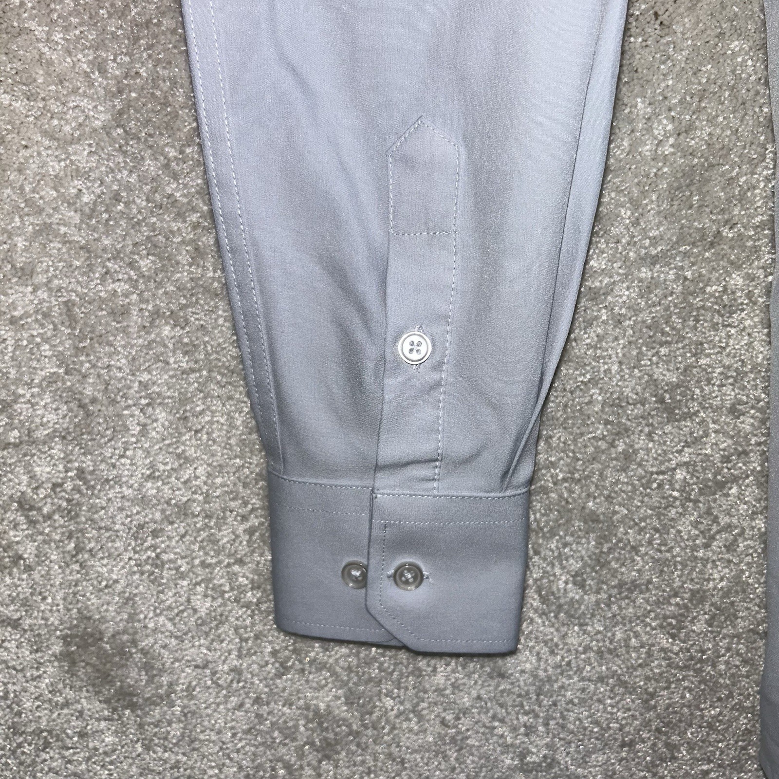 State & Liberty Athletic The Javier Pale Blue Spread Collar Stretch Button Shirt gallery