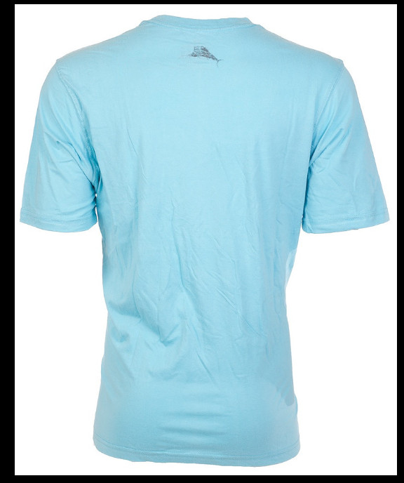 $45 TOMMY BAHAMA Sky Blue LONG WEEKEND Relaxed Fit Short Sleeve T-shirt NWT gallery