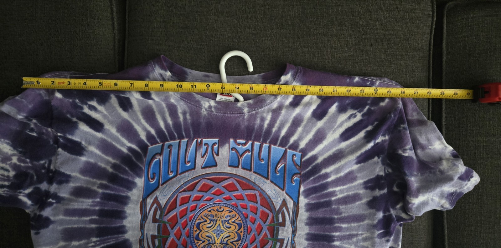 Gov't Mule Winter of Love Concert T Shirt Tie Dye Purple Anvil 3XL 100% Cotton gallery