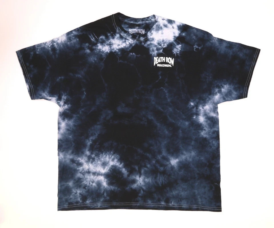 Death Row Records Blue 3D Print Tie Dye T Shirt Size 2XL gallery