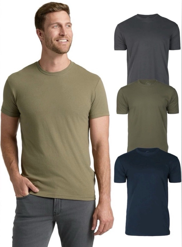 True Classic Men’s T-Shirts 3-Pack – Crew Neck Short Sleeve – NEW IN BAG