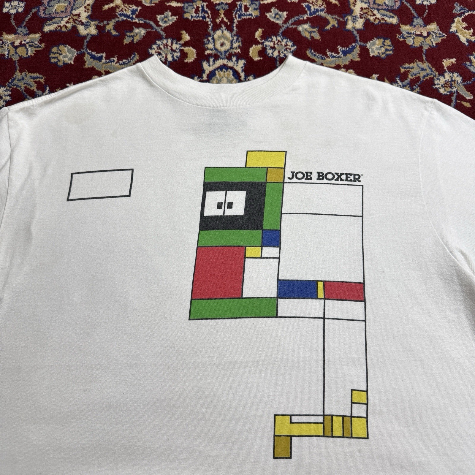 Vintage 1998 MoMA Piet Mondrian Marvin The Martian Joe Boxer Museum Art Tee 90s gallery