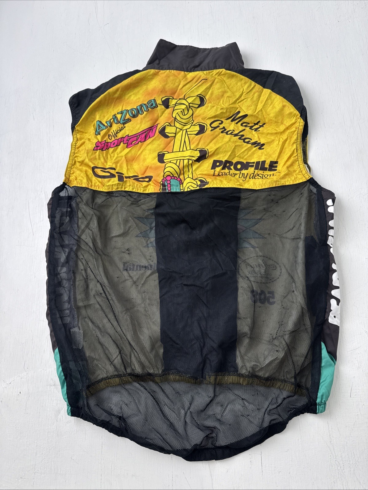 Pearl Izumi Made USA Arizona Tea Power bar Full Zip Cycling Large Matt Graham gallery