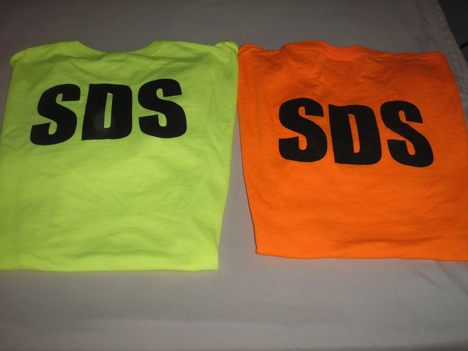 5 NEW Jerzees Unisex Construction Work Safety Bright Color T Shirts w/Pocket MED gallery