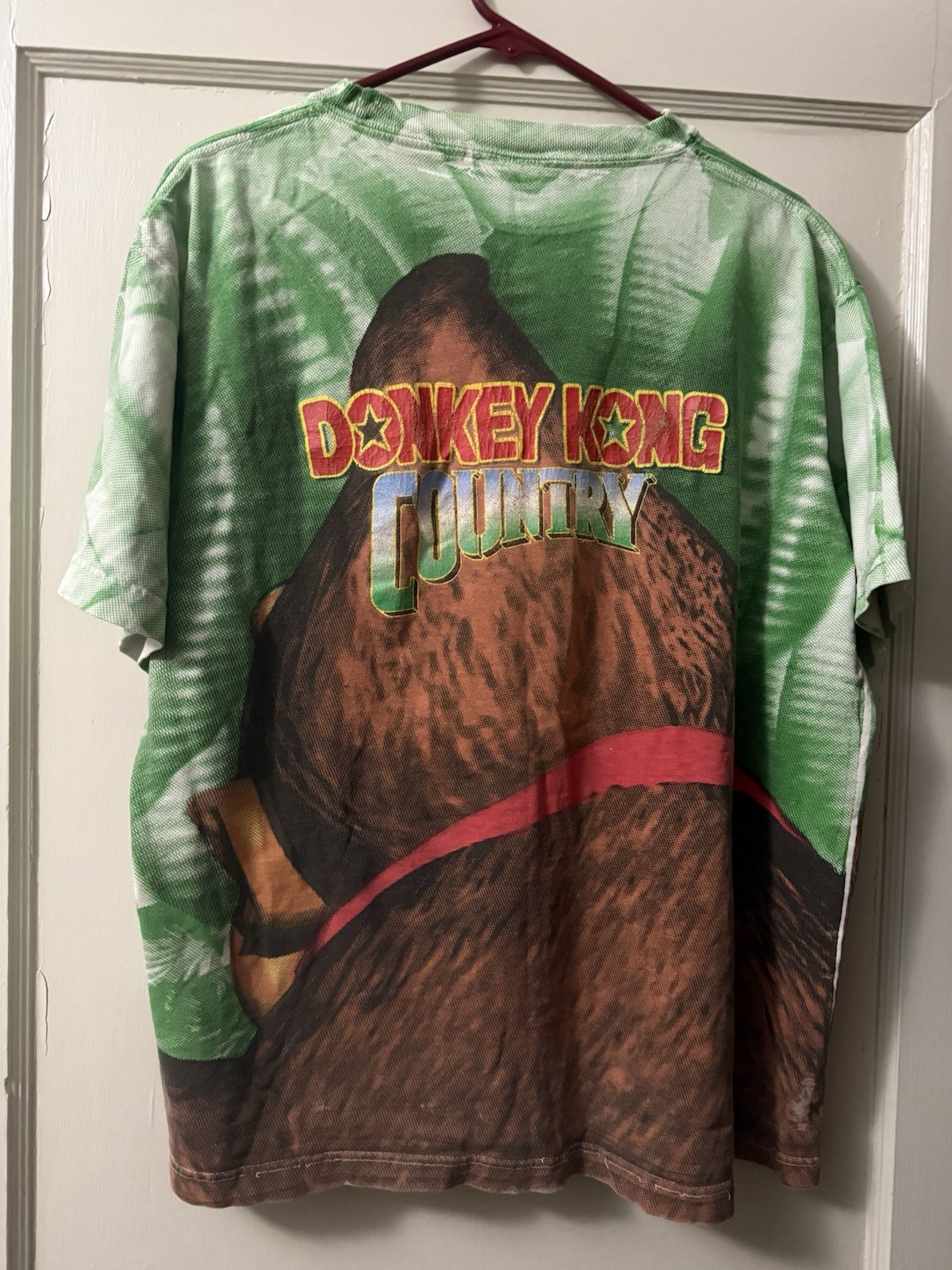 Nintendo Donkey Kong Country T-Shirt Vintage 1995 SNES All-Over Print OSFA gallery
