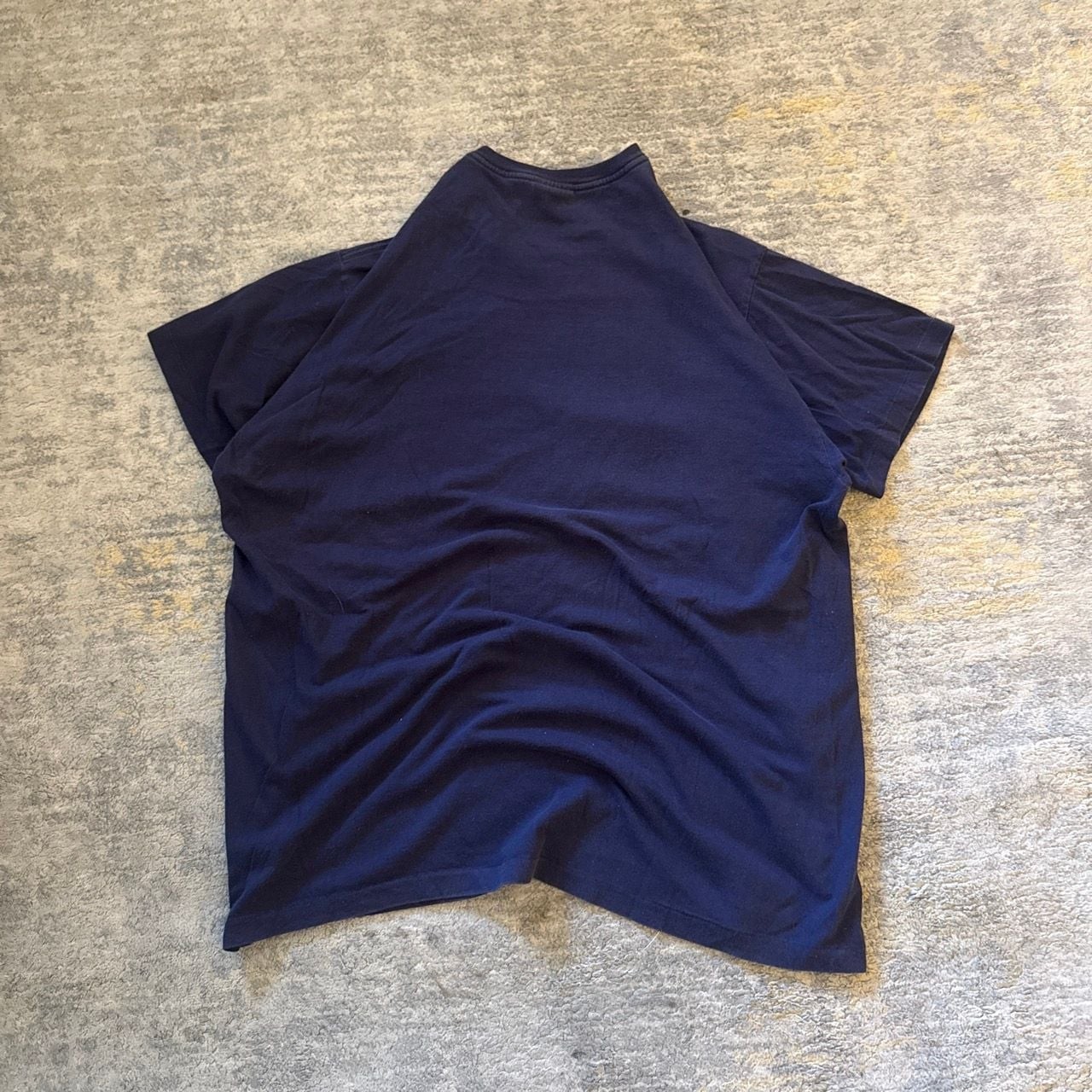 Vintage Single Stitch 80s Polo Ralph Lauren Classic Fit Pocket T-Shirt Navy Blue gallery