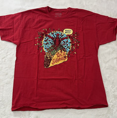 Marvel Deadpool Taco Graphic T-Shirt Red XL Lootcrate Short Sleeve Tee