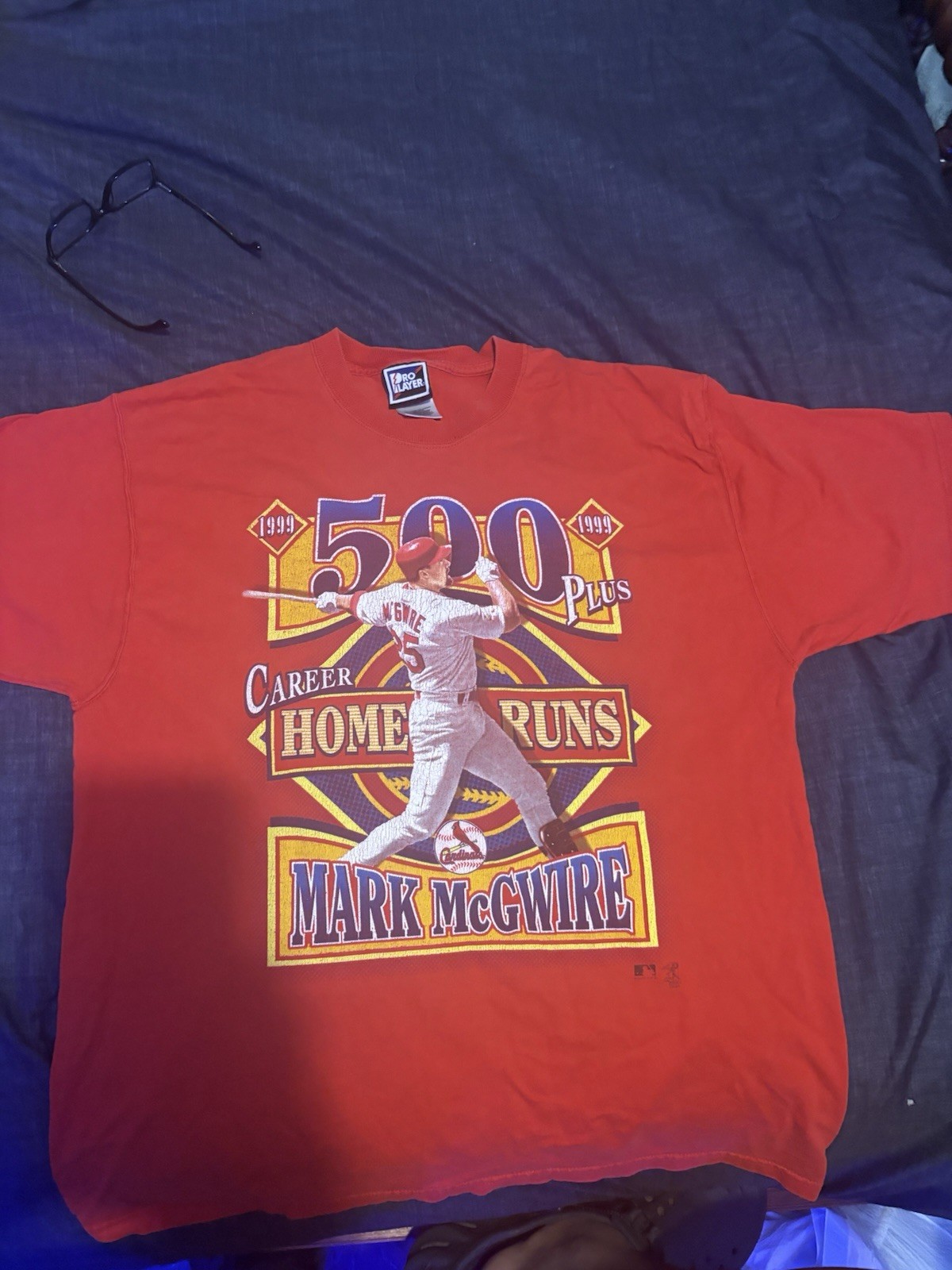 Pro Player Mark McGwire St. Louis Cardinals MLB Red Shirt Size L gallery