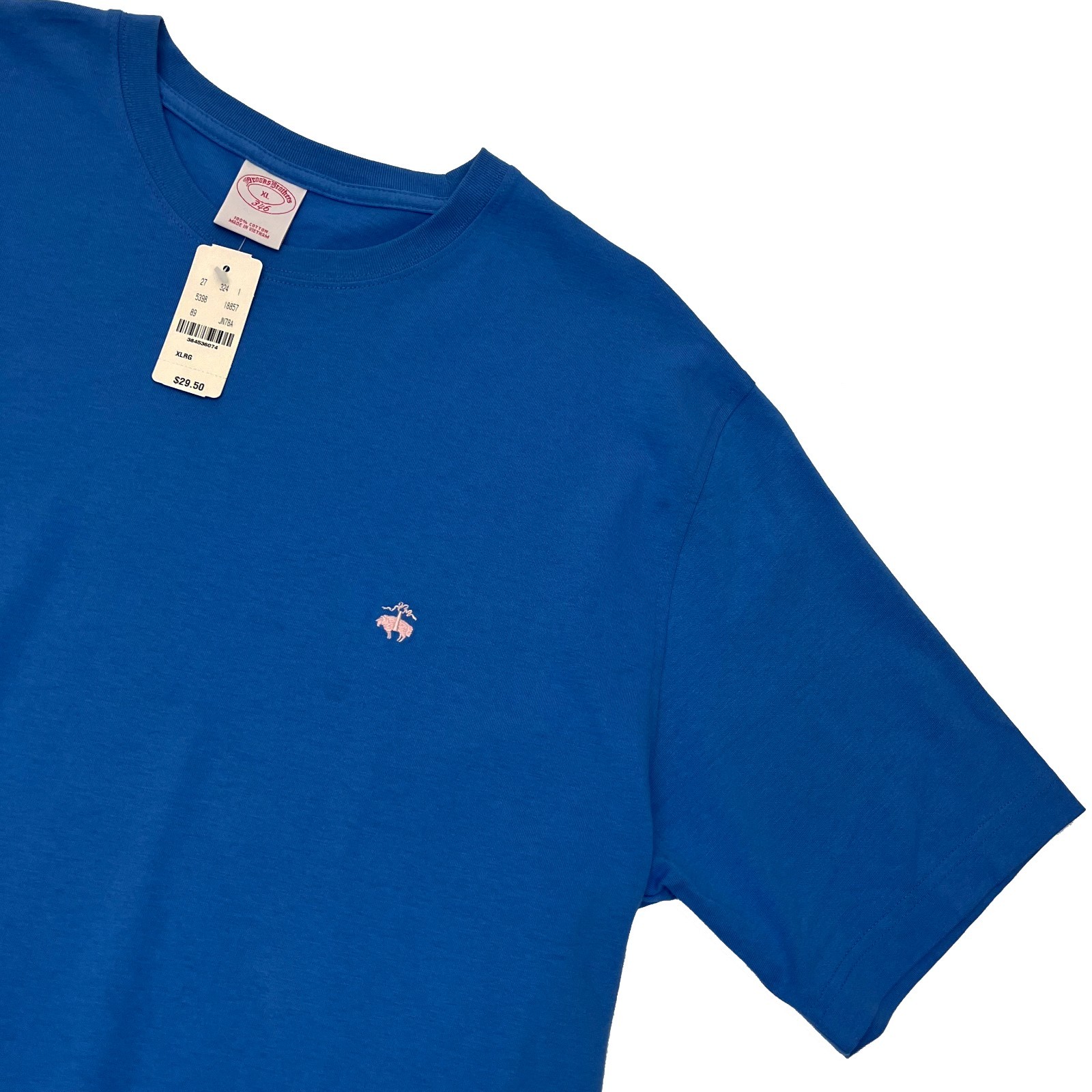 Brooks Brothers 346 Supima Cotton Jersey T Shirt New NWT Blue Mens XL X-Large gallery