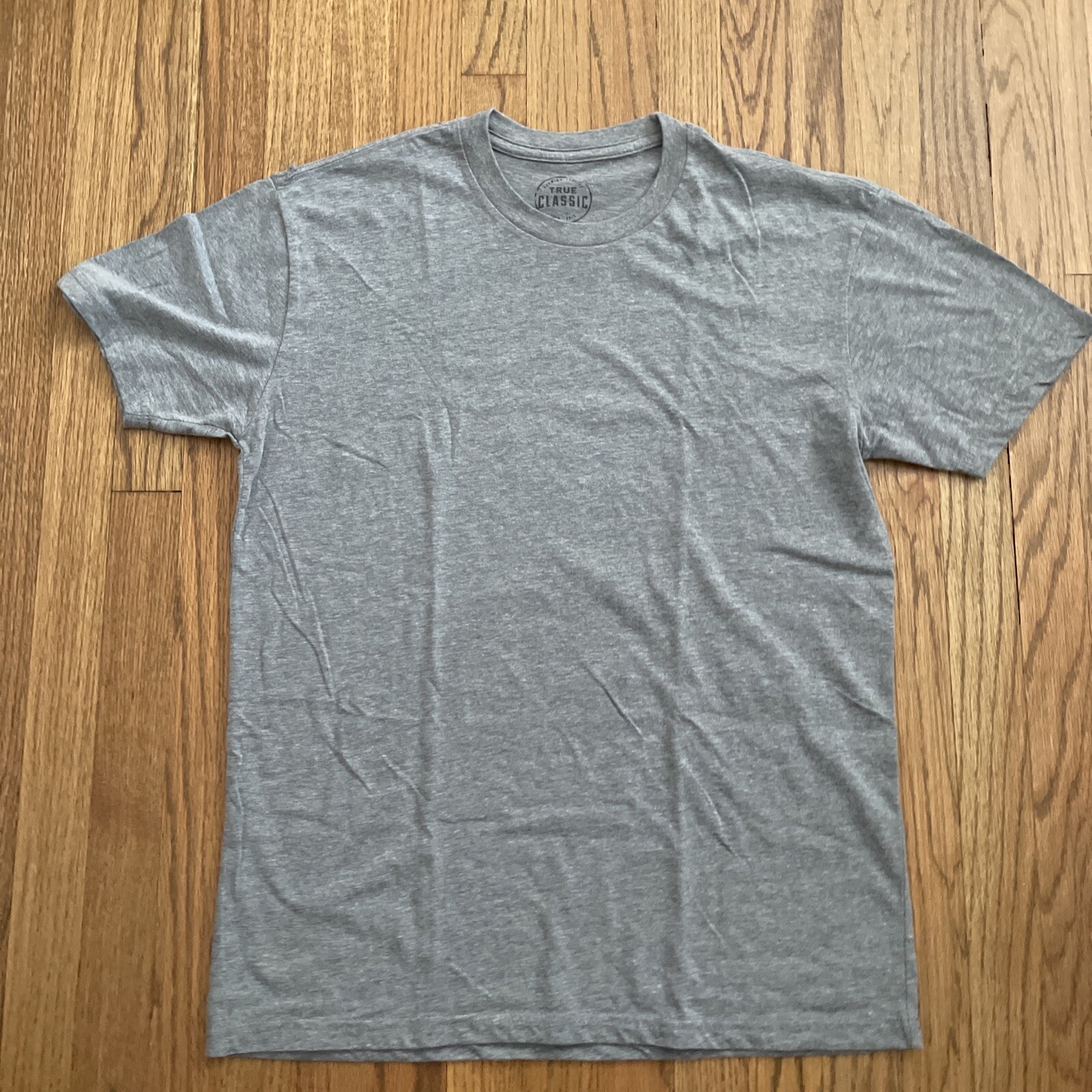 True Classic Premium Quality Crew Neck T Shirt Men’s Heather Gray Extra Large XL gallery