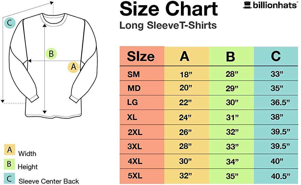 BILLIONHATS Mens Long Sleeve Colorful T-Shirts, 100% Cotton -Crew Neck Bulk Tees gallery