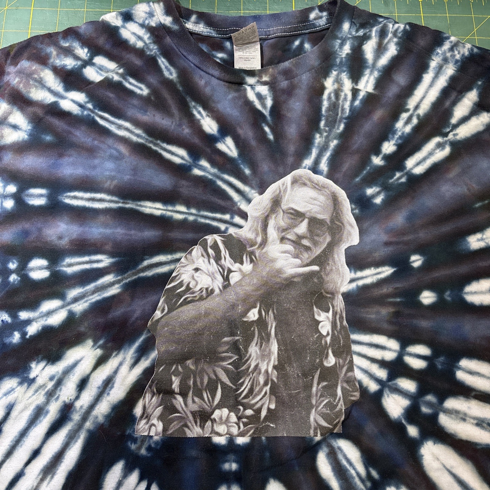 Jerry Garcia Tie Dye T Shirt Grateful Dead XL Gildan Hammer gallery