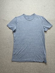 American Eagle Outfitters Men T Shirt M Blue Heather Classic Fit Short Sleeve