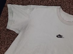 Nike Sportswear Premium Essential Mint Center Stitch Logo Cotton Shirt XL Max 90