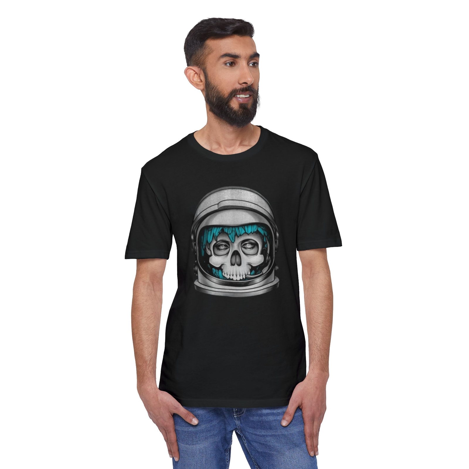 SKULL SPACE Unisex District® Re-Tee® gallery