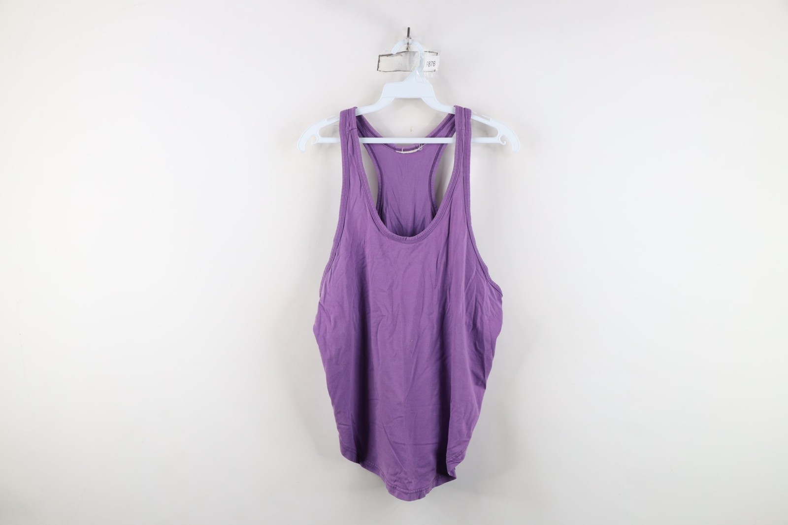 Vtg 80s 90s Streetwear Mens M Blank Spaghetti Strap Bodybuilder Tank Top T-Shirt gallery