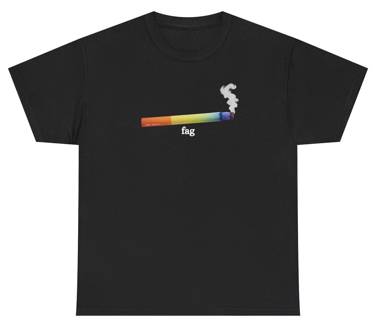 Fag Cigarette Pride T Shirt Funny LGBTQ Month Gen Z Meme Humor Tee gallery