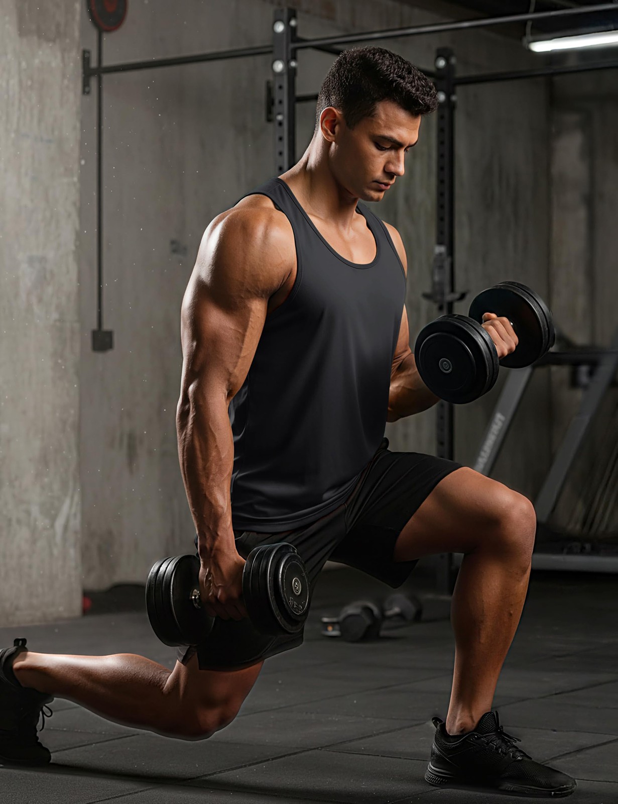 Men's Workout Tank Tops Gym Sleeveless UPF 50+ Summer Sun Shirts Quick Dry Tops gallery