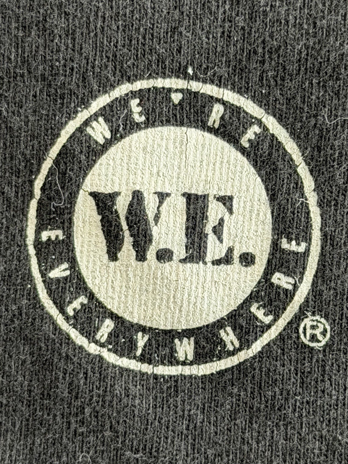 Vintage W.E. We're Everywhere Aquarius Pride T-Shirt Single Stitch Sz M Black gallery
