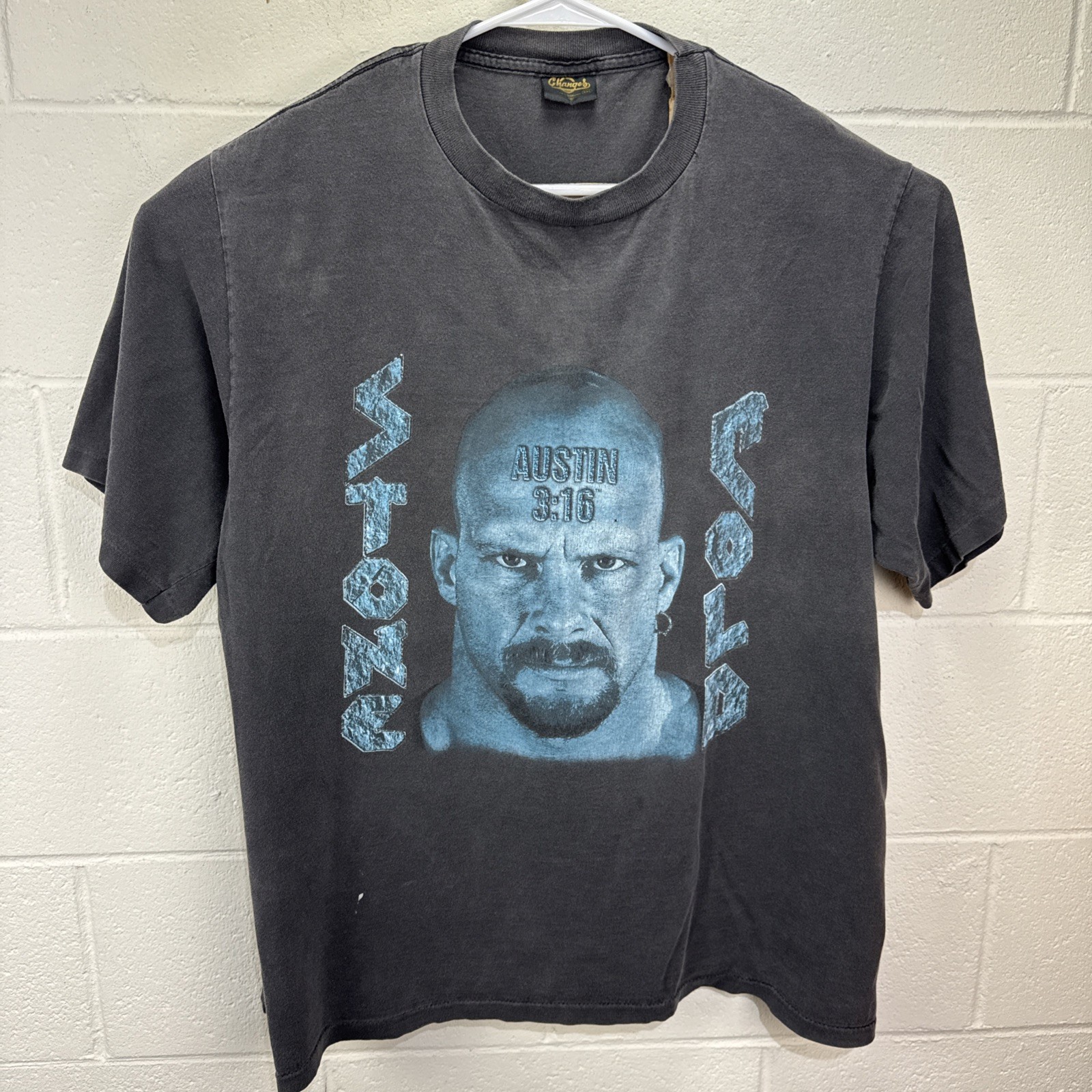 Vintage Stone Cold Steve Austin T Shirt Men Size XXL Black WWF 1998 Austin 3:16 gallery