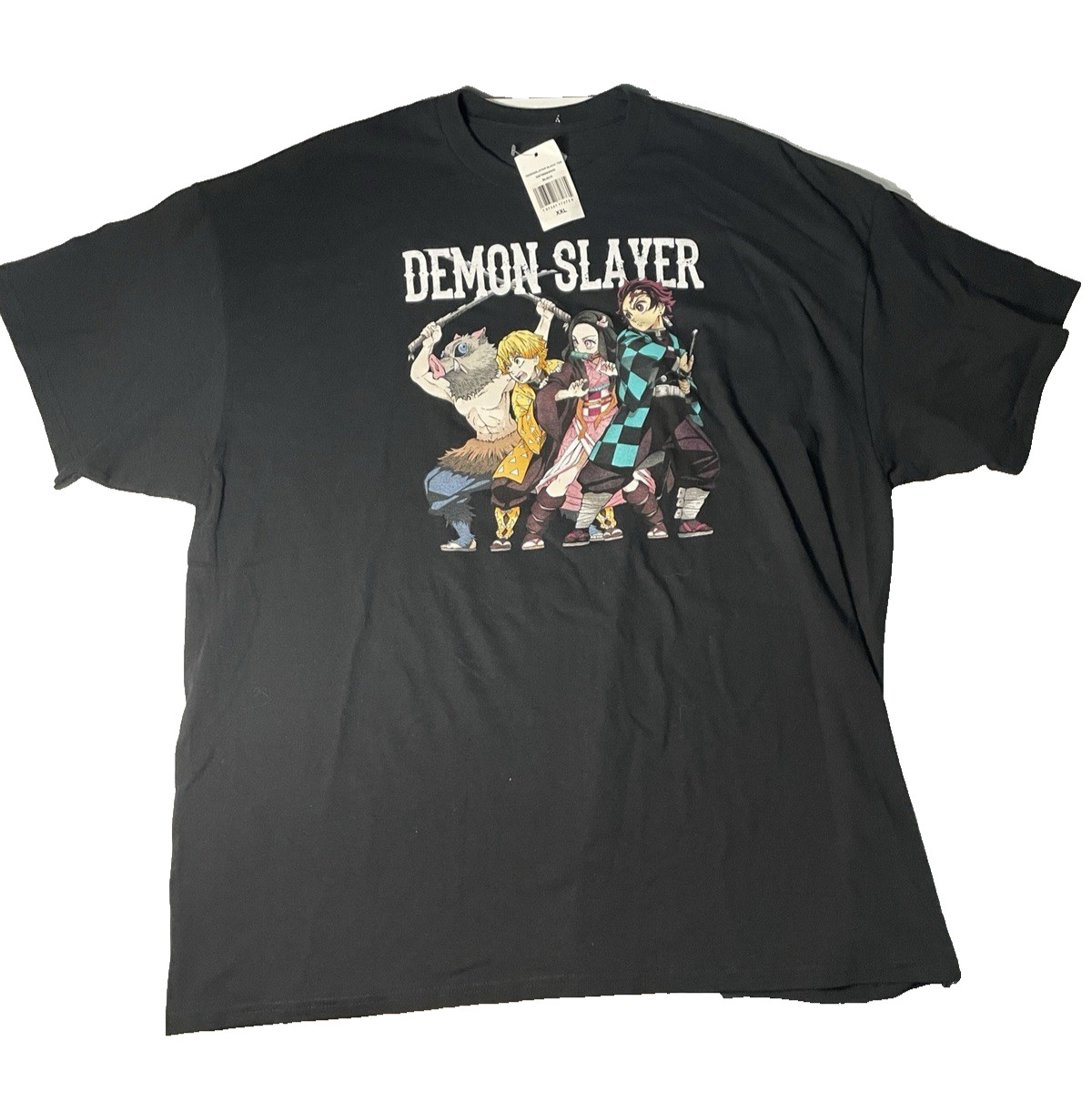 NEW! Demon Slayer Kimetsu no Yaiba Anime Cast Graphic T-shirt Black 2XL NWT gallery