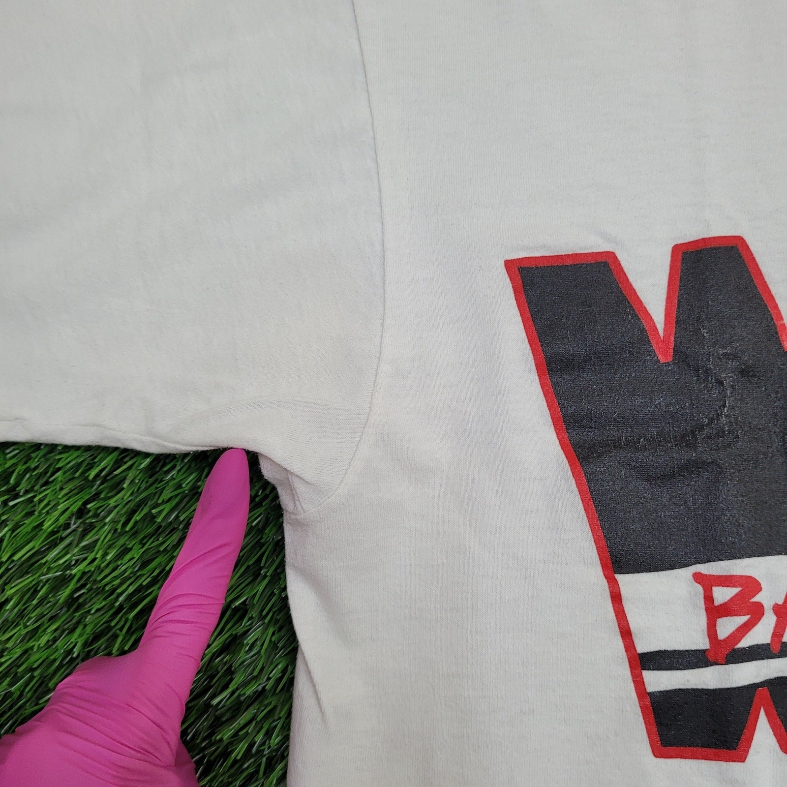 Vintage 1992 WCSS Basketball Camp Shirt Medium 19x25 White gallery