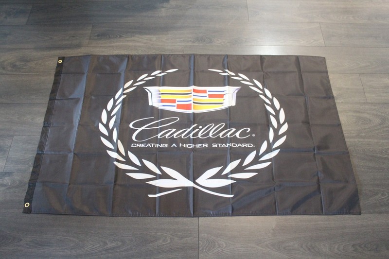 Cadillac  Banner Flag Car Racing Auto Parts Store Garage Mechanic Show Room
