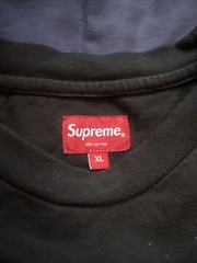 Supreme Studded Long Sleeve Top Logo SS20 Tee Black Size XL Cut N Sew
