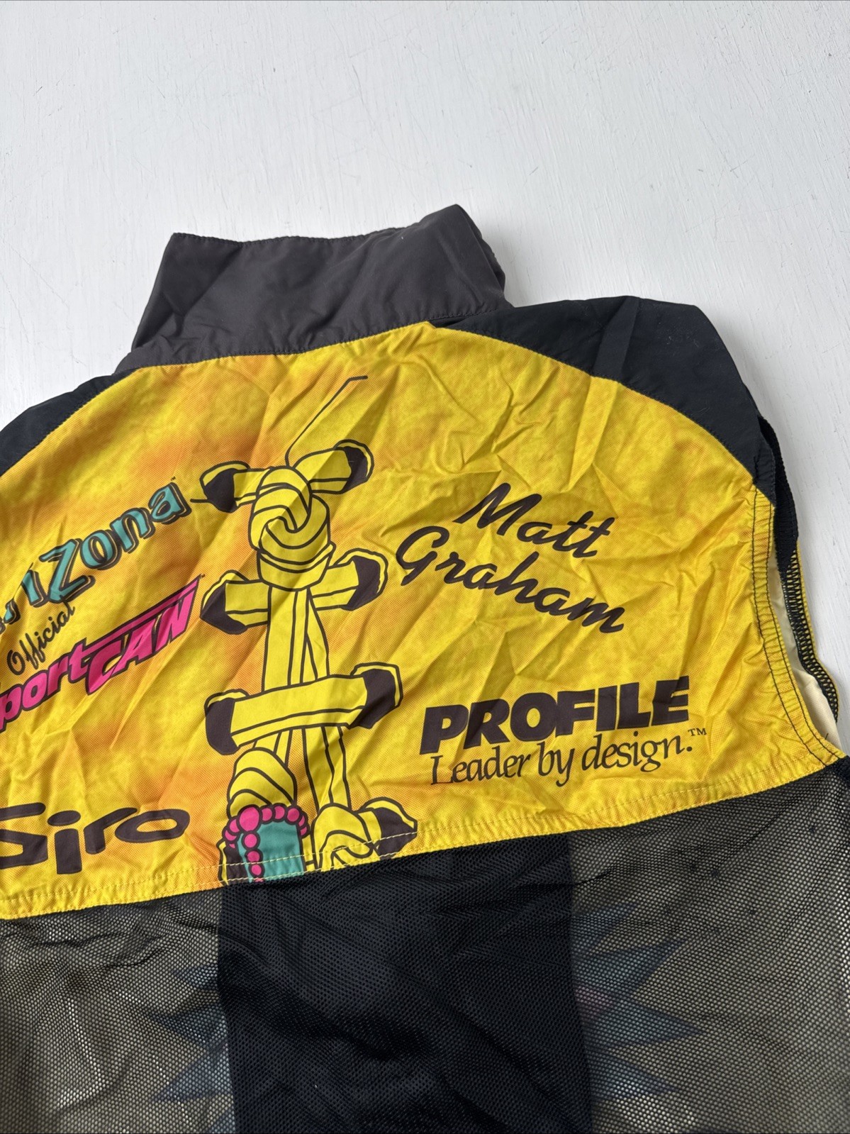 Pearl Izumi Made USA Arizona Tea Power bar Full Zip Cycling Large Matt Graham gallery