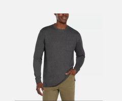 Woolrich Men’s Long Sleeve Pocket Tee, Size & Color Varies