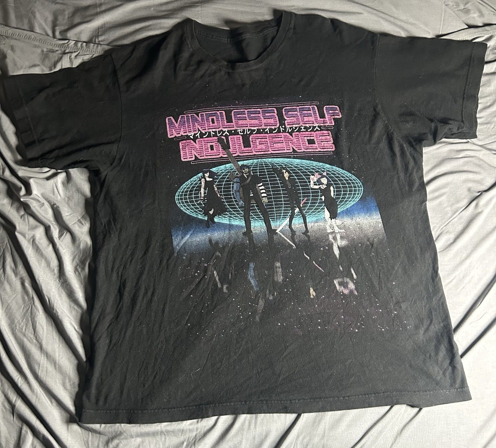 Mindless Self Indulgence T Shirt Rare 2014 Tour Double Sided L/XL No Tag (23x28) gallery
