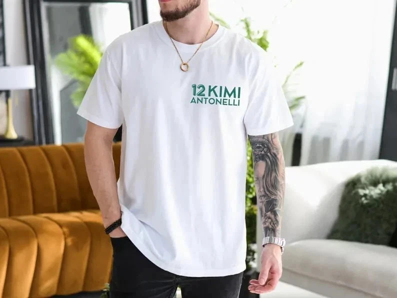 Kimi Antonelli Racing Fan Tee – Unisex Cotton T-Shirt Gift gallery