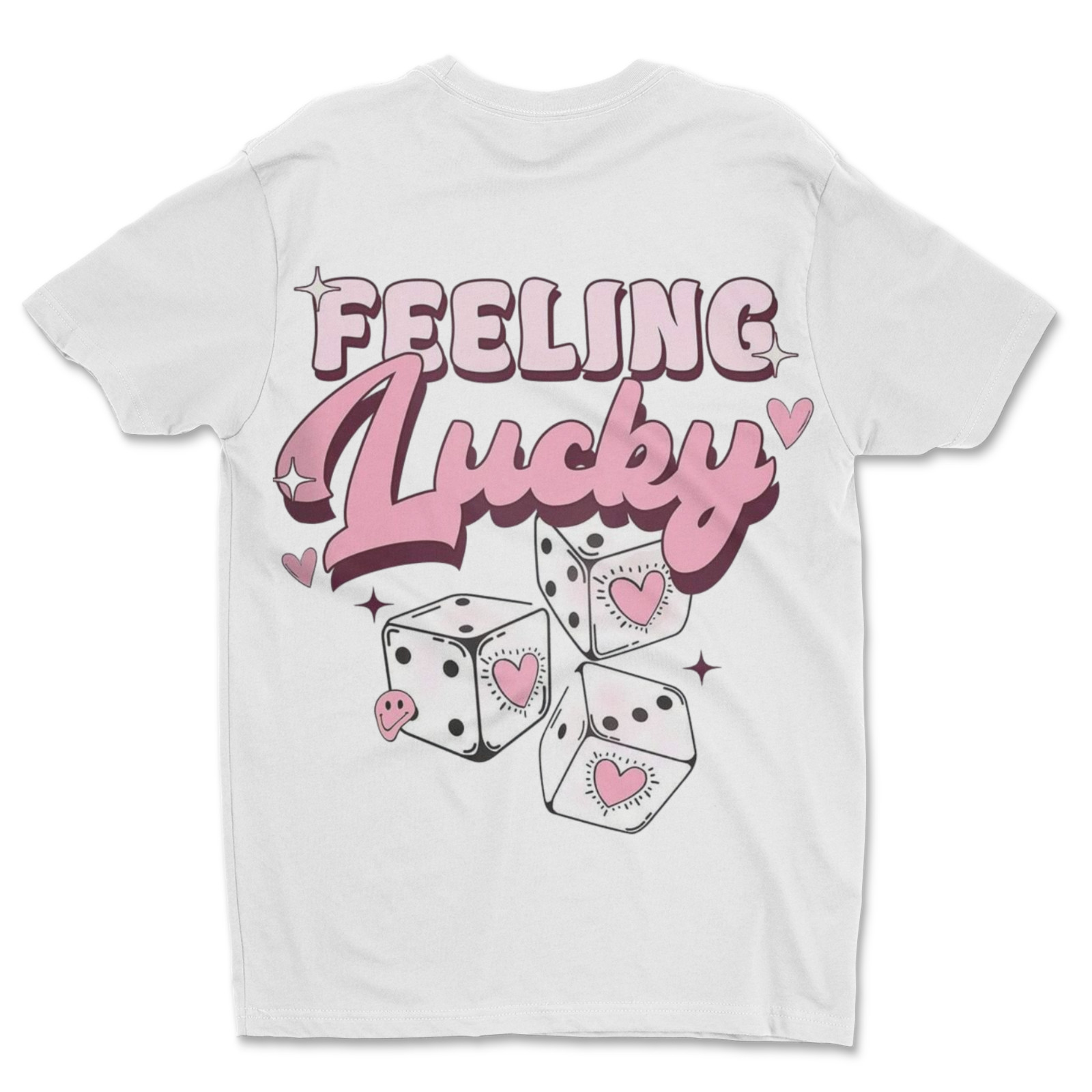 DTF Feeling Lucky/ Custom Unisex Soft Style T-Shirts, Next Level- Cotton gallery