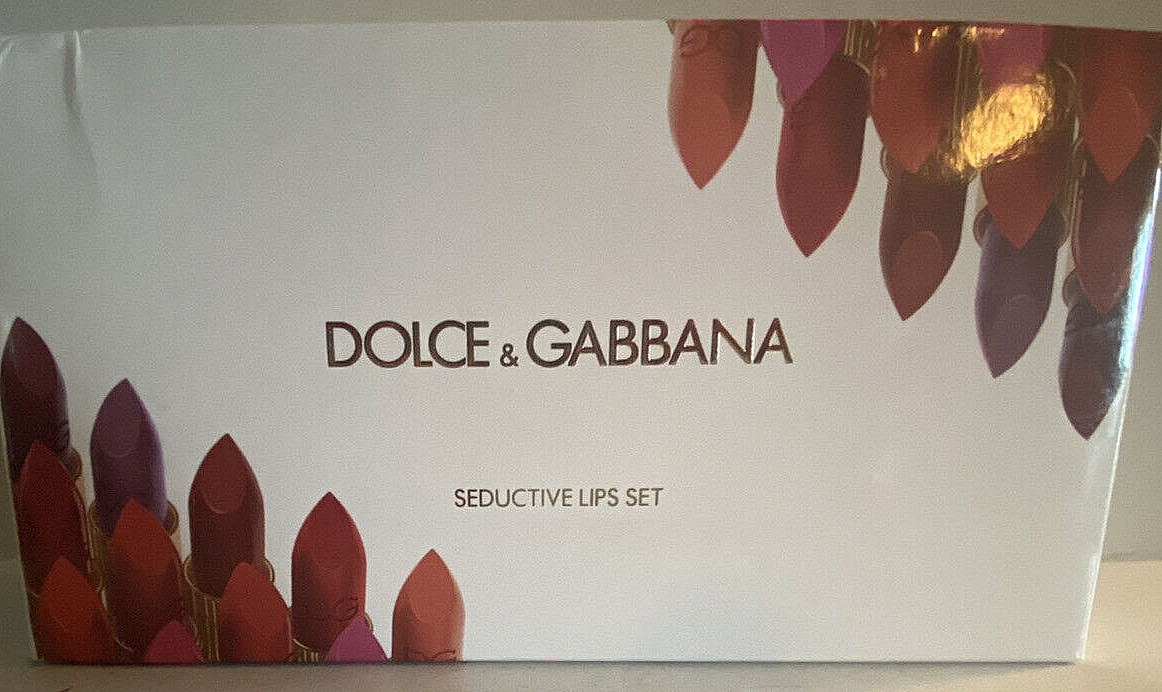 DOLCE & GABBANA SEDUCTIVE LIPS SET Devil 620 Lipstick+Sheer shine gloss+ Compact