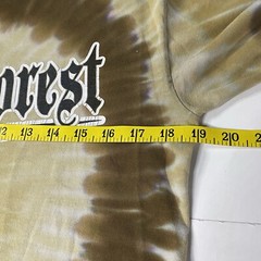 Sun Dog T Shirt Swirl Pattern Hand Dyed Tie Dye Neutral Hippie Cook Forest XL
