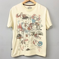 Marc Ecko Cut & Sew Graphic Print T-Shirt Size L Egyptian Skull Y2K Streetwear