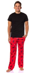 Marvel Spider-Man Men’s Miles Morales Game Inspired AOP Character Pants, Medium