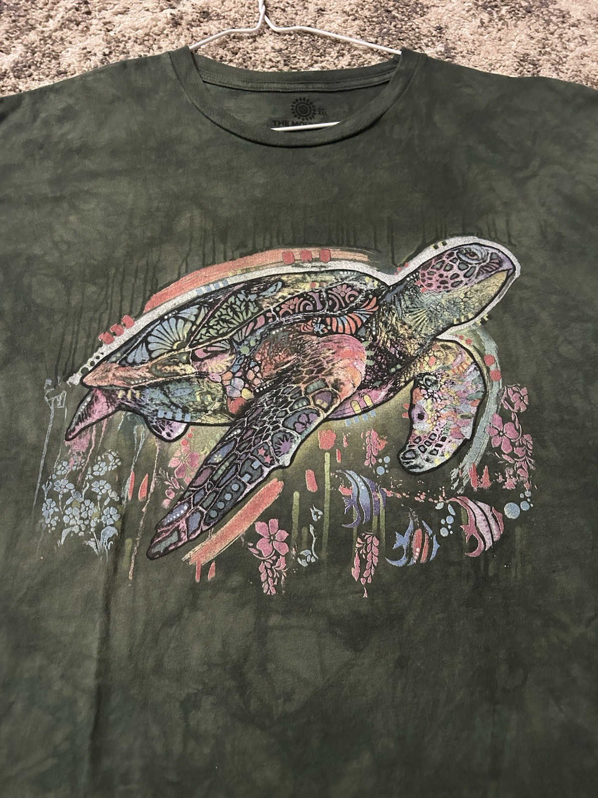 The Mountain Tie Dye Shirt XXL Green Turtle Aquatic gallery
